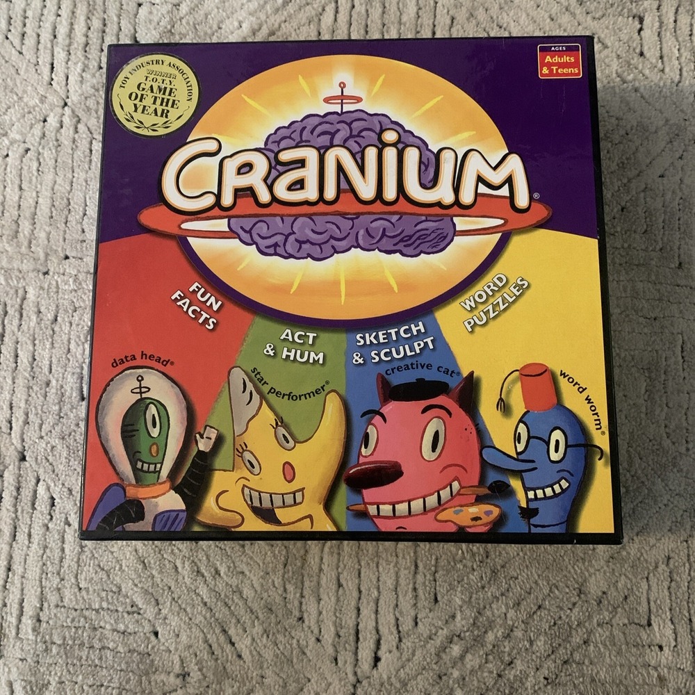 Original CRANIUM Family Board Game For Your Whole Brain 1998